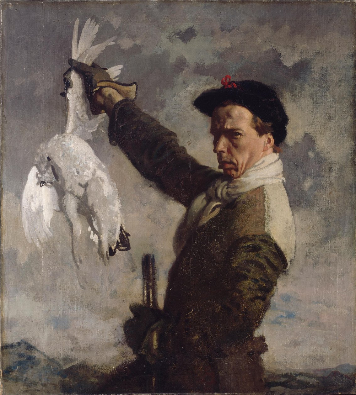 Den døde fjeldrype (et selvportræt) af William Orpen