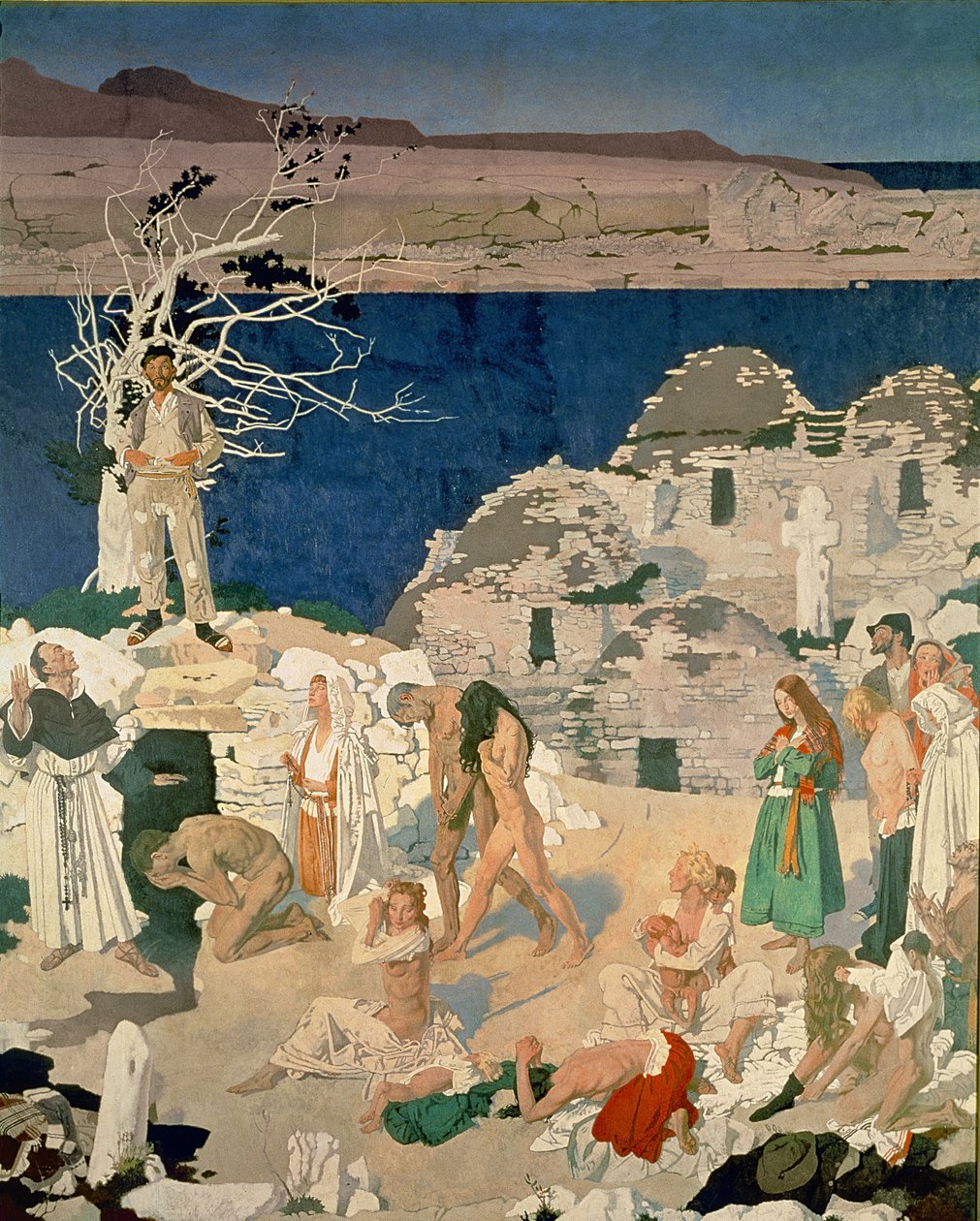 The Holy Well, 1916 (tempera på lærred) af William Orpen