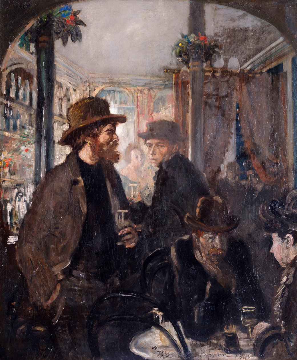 Nell Gwynne Public House, 1906 af William Orpen