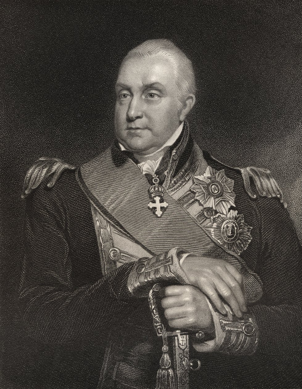 Admiral Edward Pellew, graveret af William Holly (1807-71) fra 