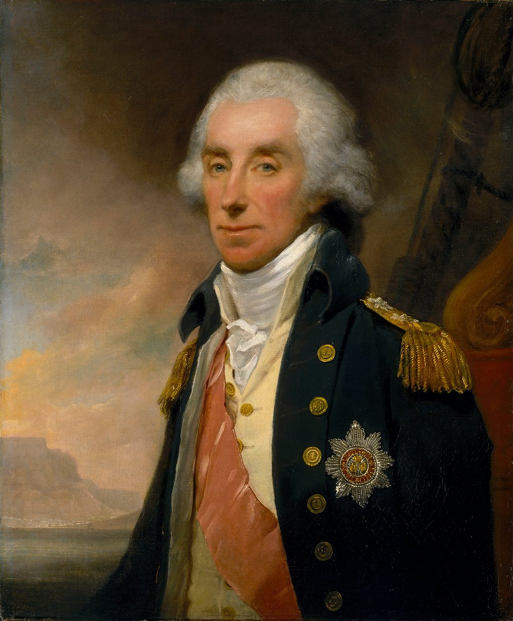 Admiral Lord George Keith Elphinstone af William Owen