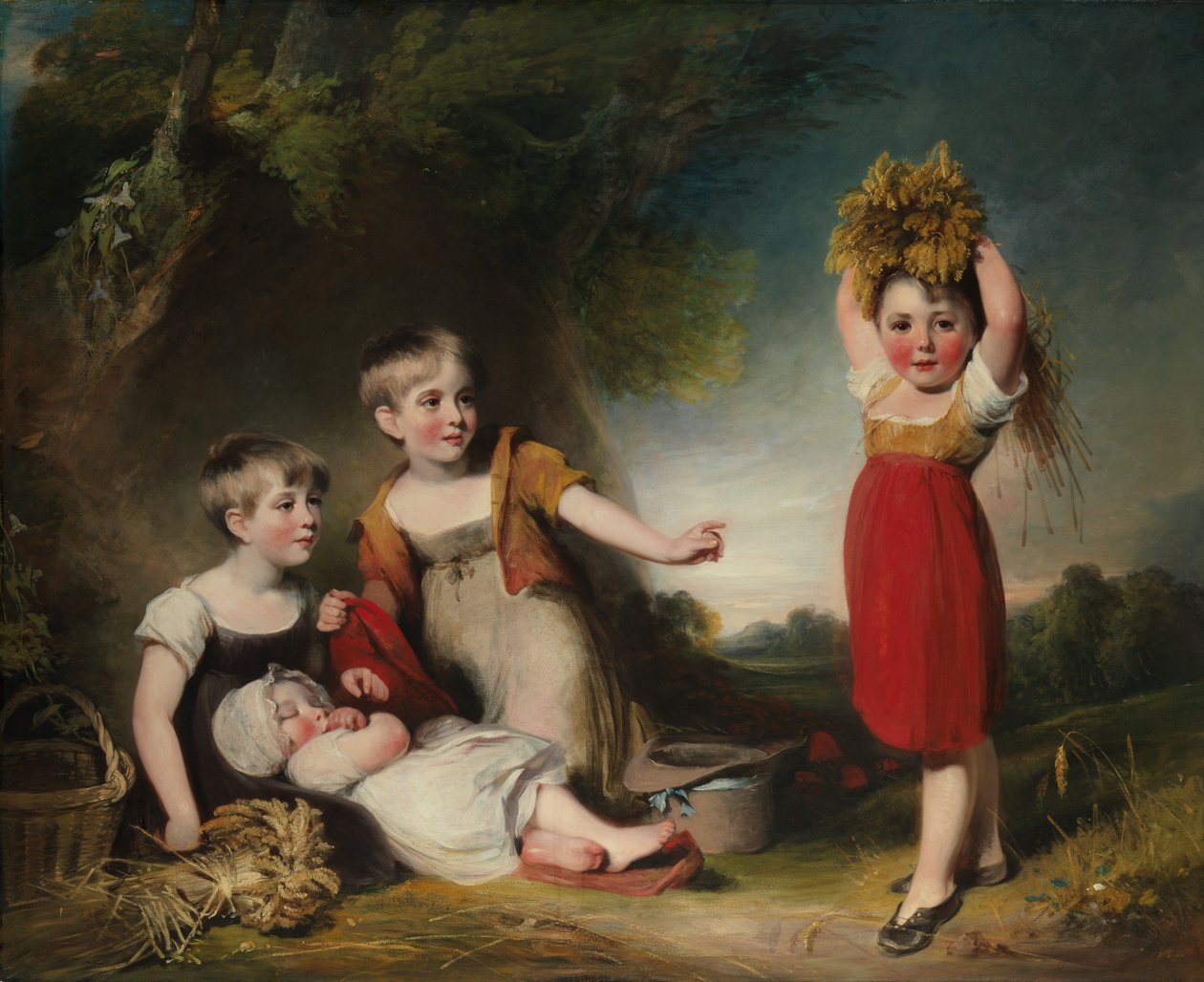 Børnebørnene af Sir William Heathcote, 3. Baronet. af William Owen