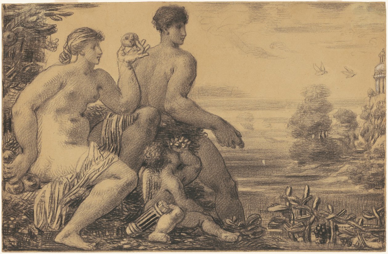 Venus, Mars og Amor af William P. Babcock