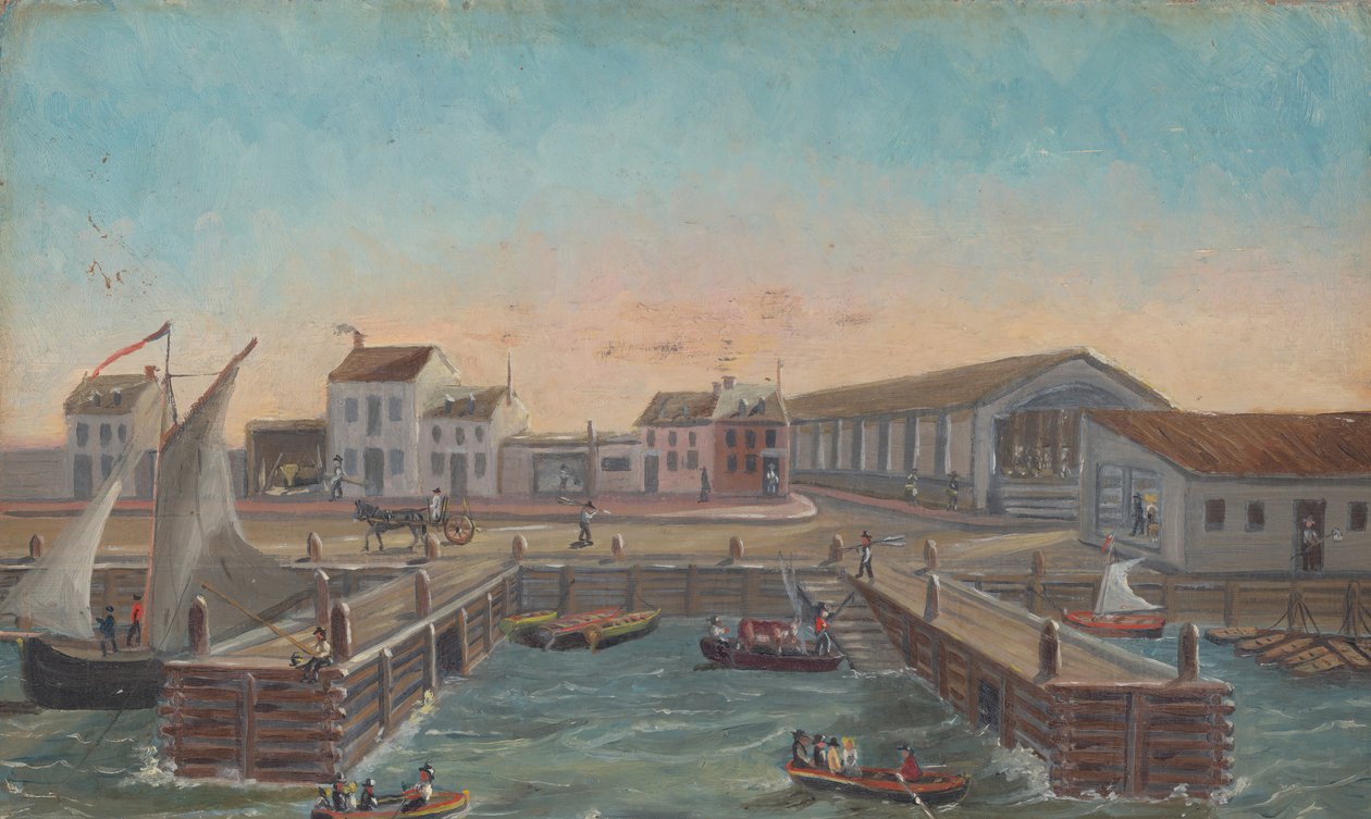 Gamle færgetrapper, 1870