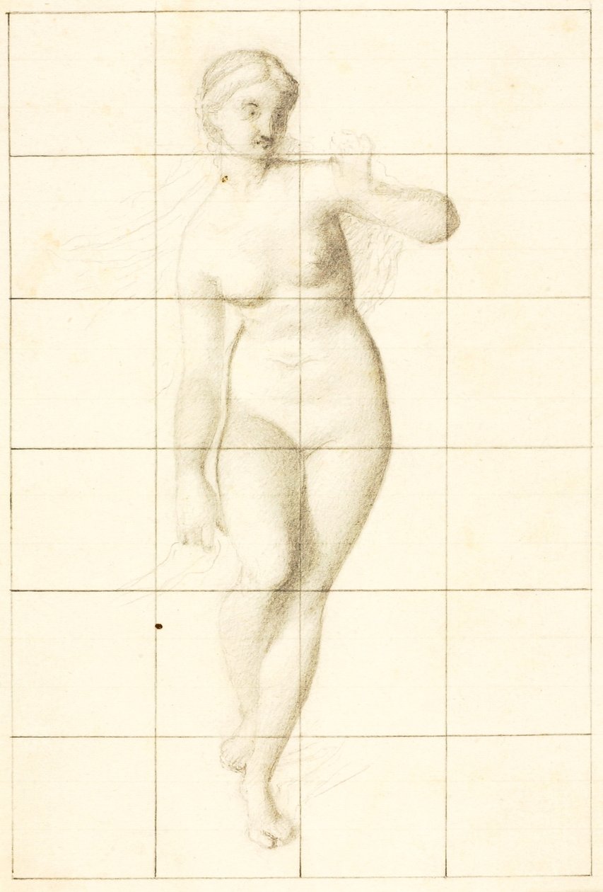 Venus guider Eneas og trojanerne til den latinske kyst (studie af Venus) af William Page