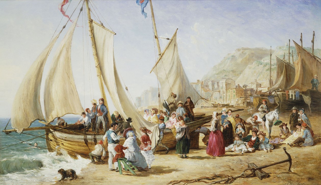 En dagstur, Ramsgate, 1854 af William Parrott