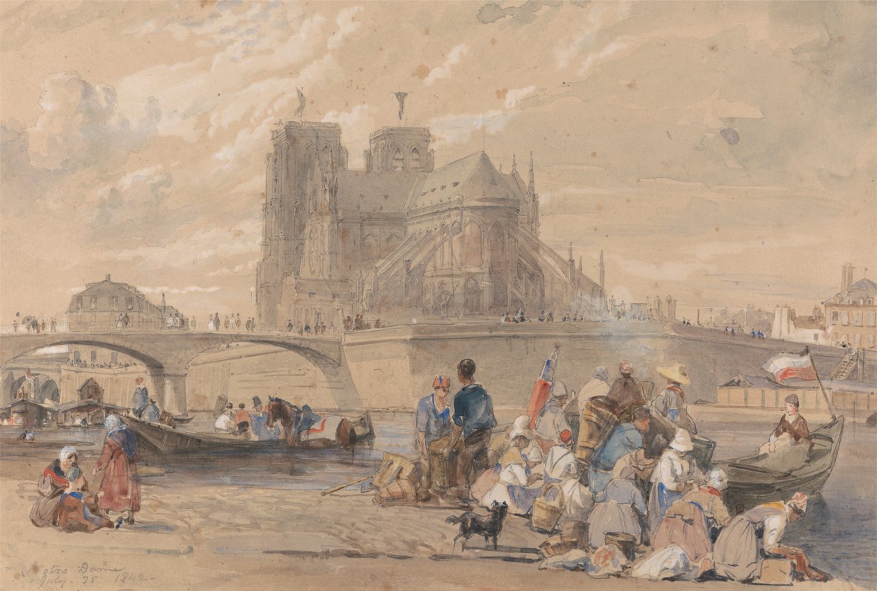 Notre-Dame, Paris af William Parrott
