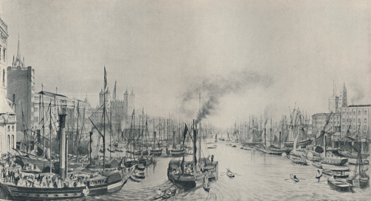 The Pool: Steamer Trips, 1841, 1920 af William Parrott
