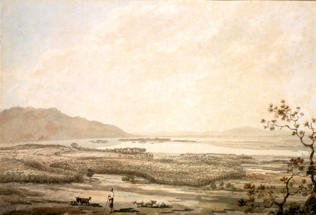 Killarney fra bakkerne over Muckross af William Pars