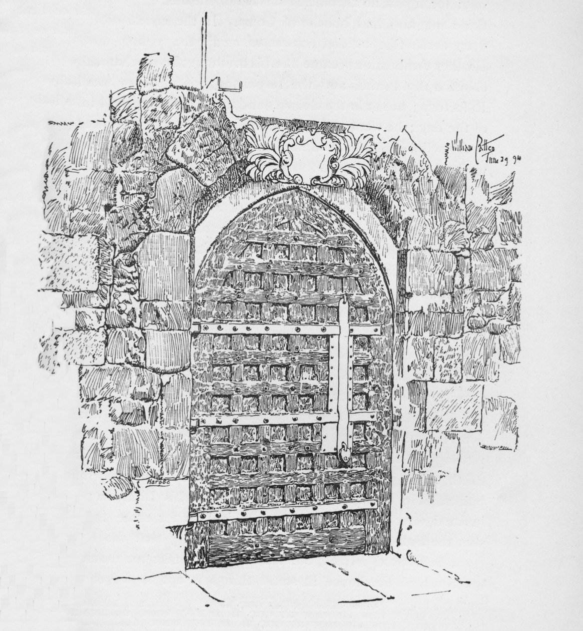 Dør til kapellet af Edward The Confessor, Now Pyx Office, c1897 af William Patten