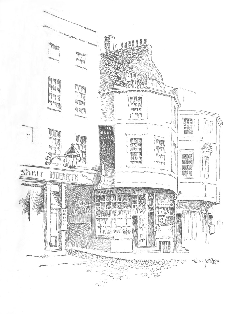 The Boars Head Inn, King Street, c1897 af William Patten