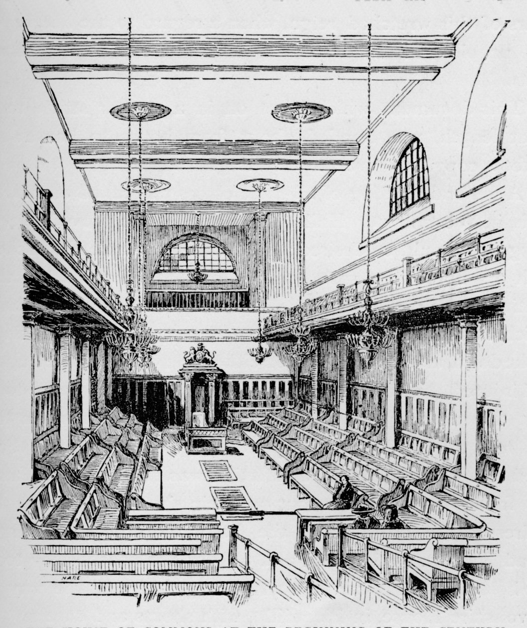 Underhuset i begyndelsen af århundredet, c1897 af William Patten
