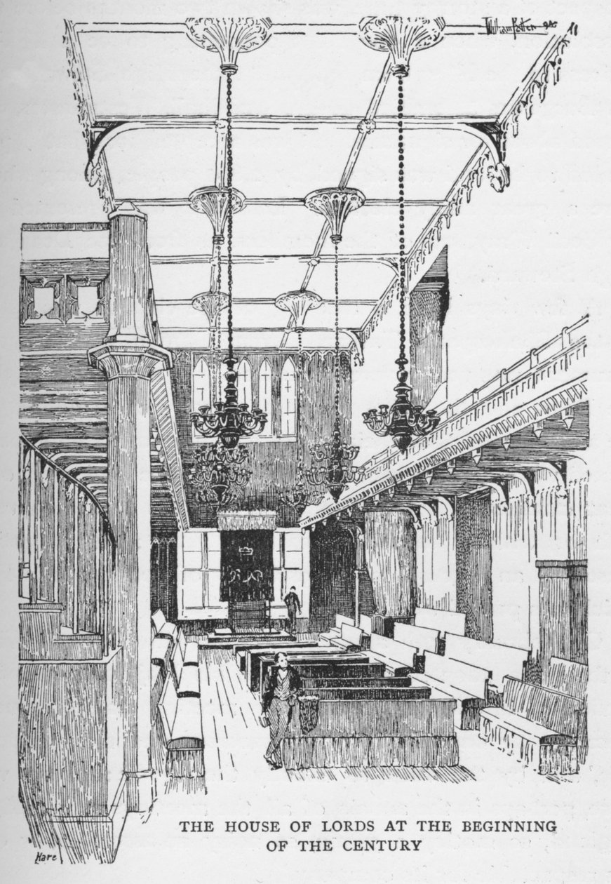 House of Lords i begyndelsen af århundredet, c1897 af William Patten