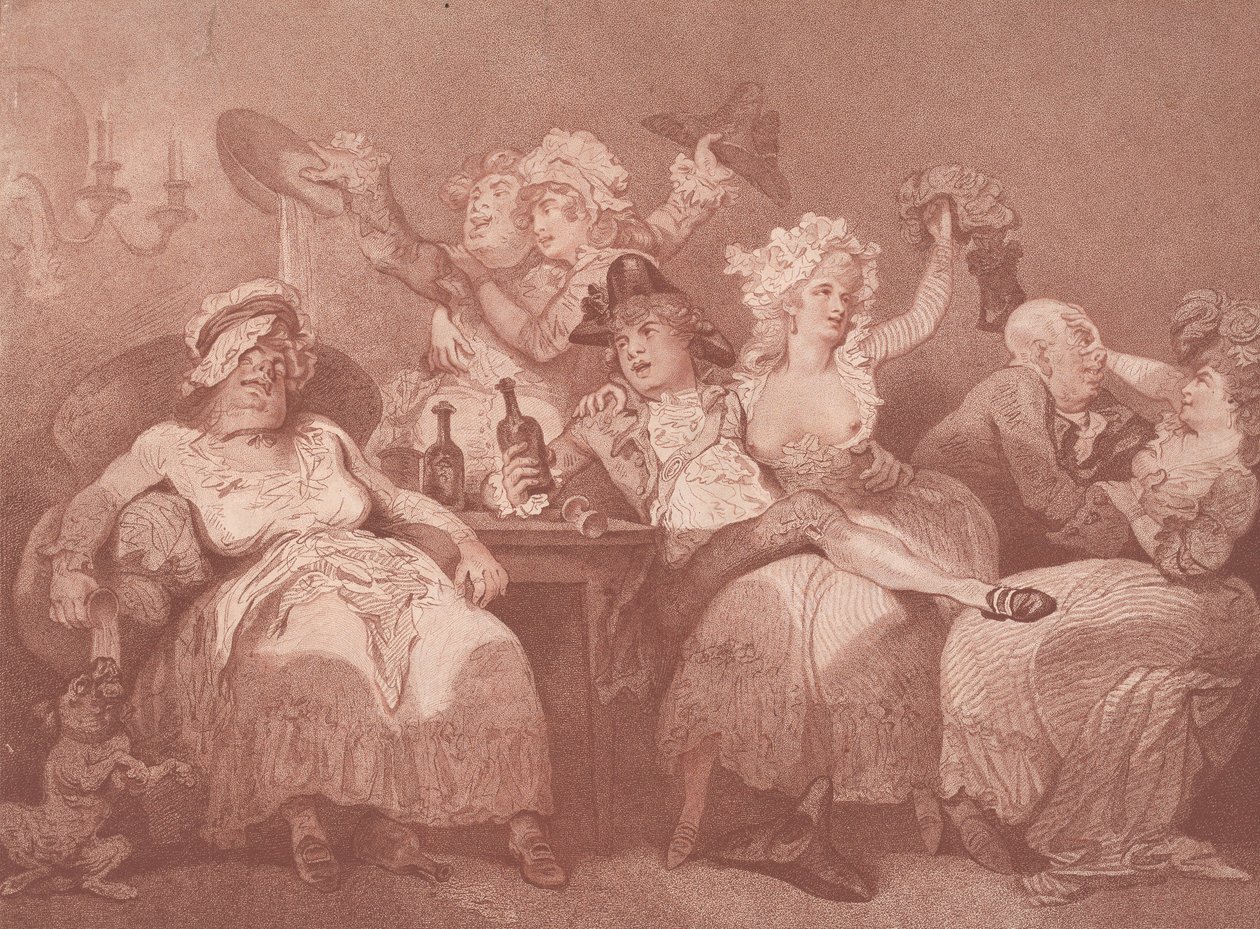 En skitse fra naturen, 24. januar 1784. af William Paulet Carey