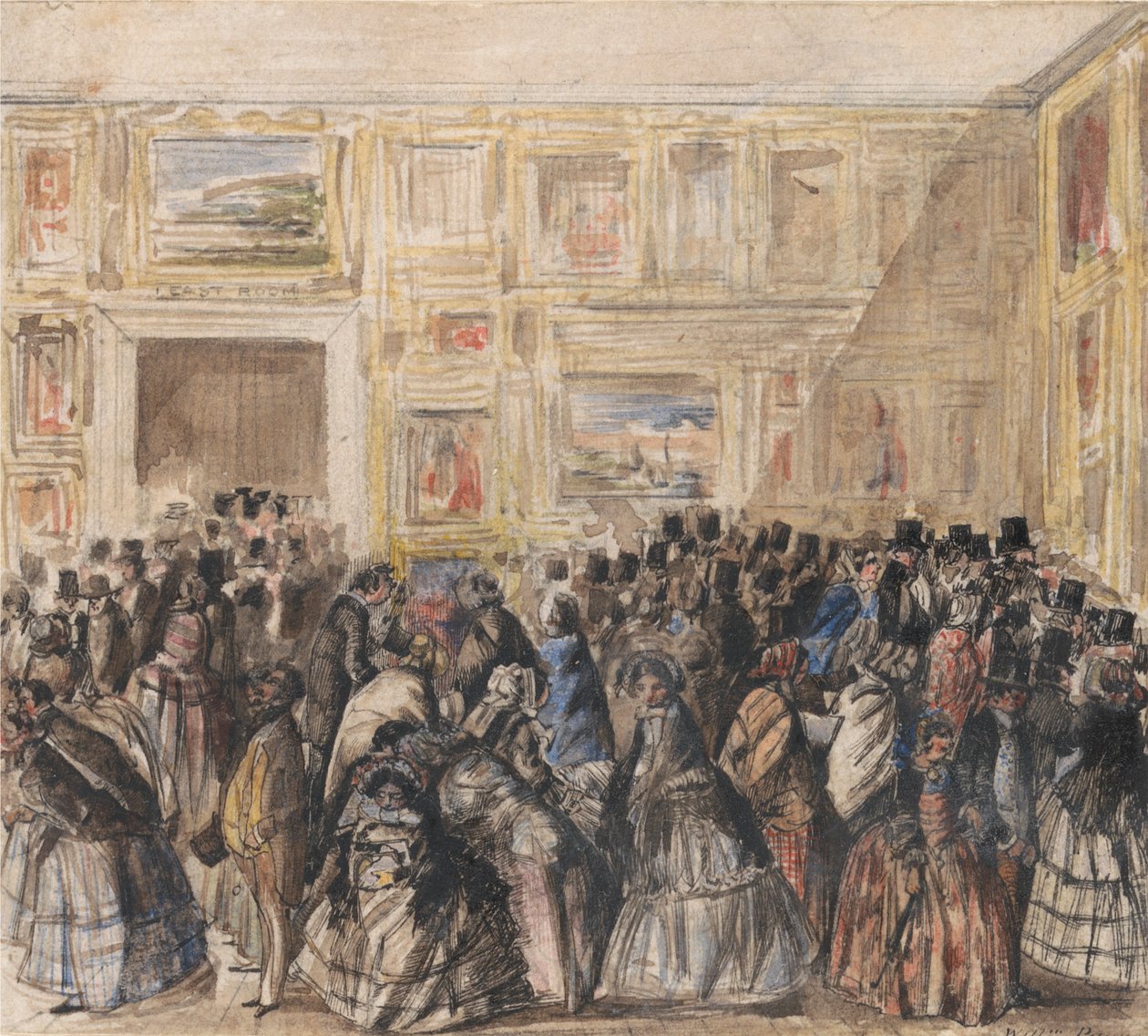 Privat udsigt over Royal Academy af William Payne