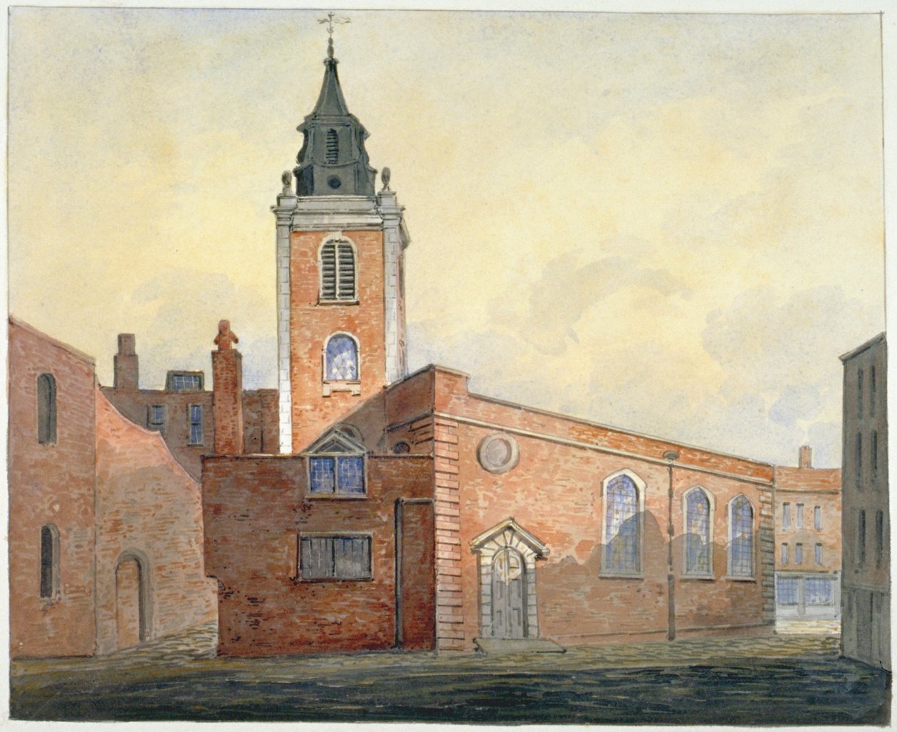 Church of St Michael Bassishaw, City of London, 1815 af William Pearson