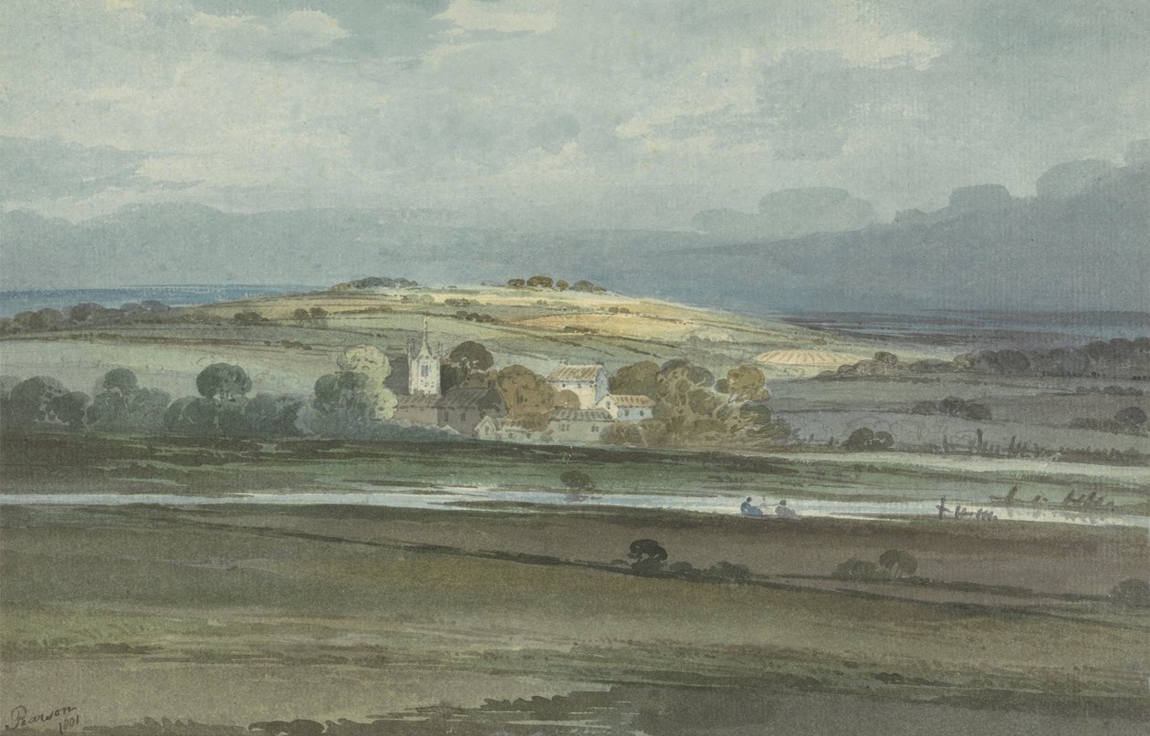 Fra Boxley Hill nær Maidstone af William Pearson