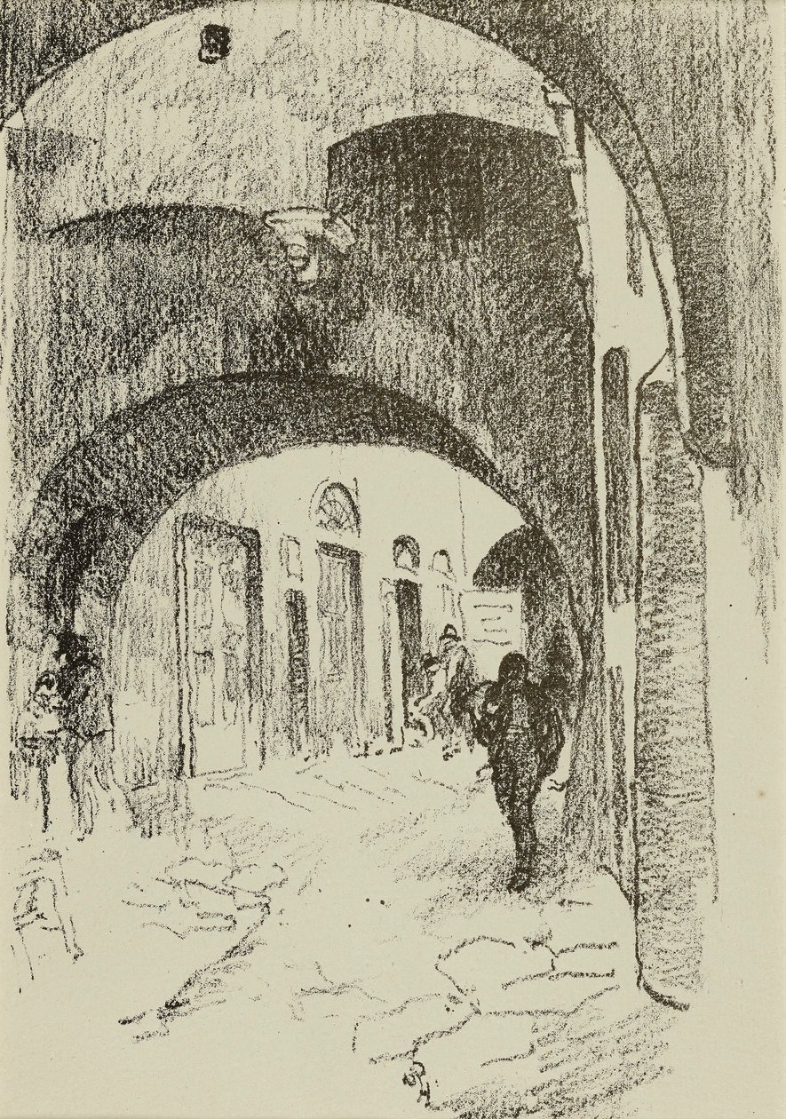Buer, Via Strozzi af William Penhallow Henderson