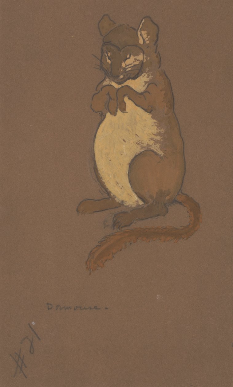 Dormus kostumedesign til Alice-in-Wonderland, 1915. af William Penhallow Henderson