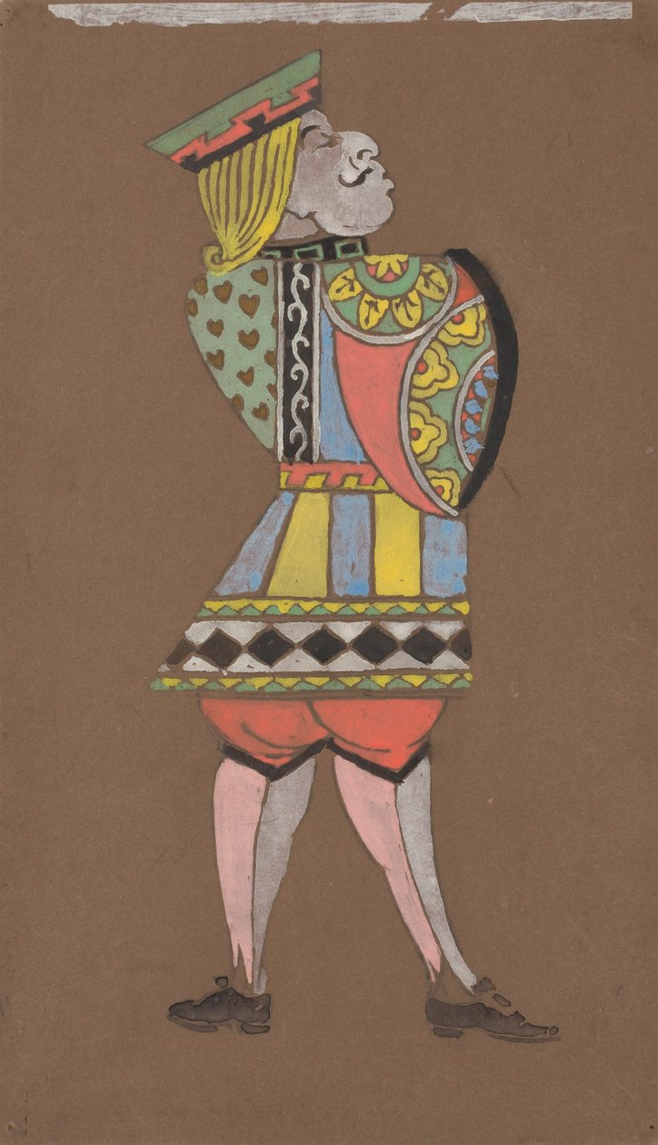 Hjerterknægt (kostumedesign til Alice i Eventyrland) af William Penhallow Henderson