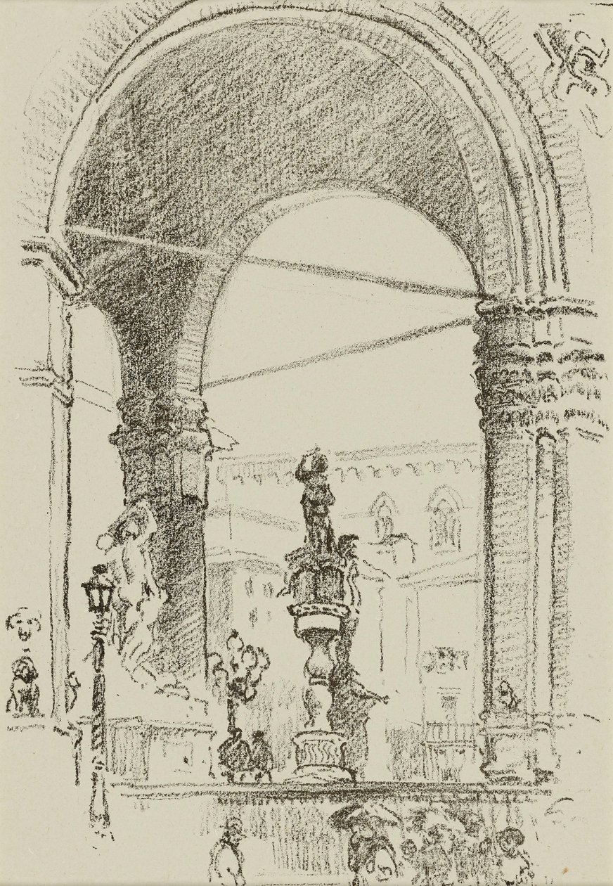Loggia dei Lanzi af William Penhallow Henderson