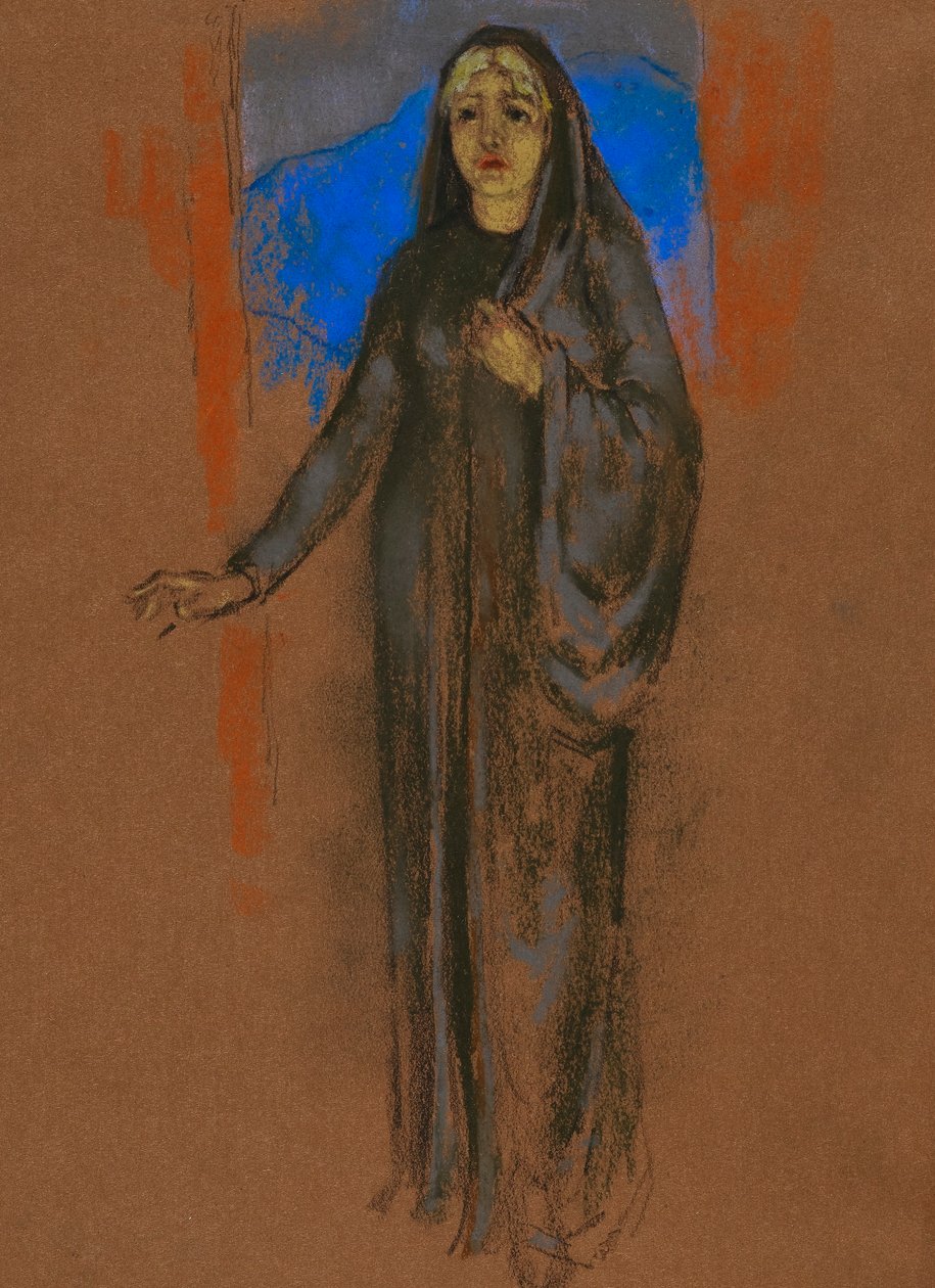 Sara Algood som Cathleen Ni Houlihan, Chicago, 1915 af William Penhallow Henderson