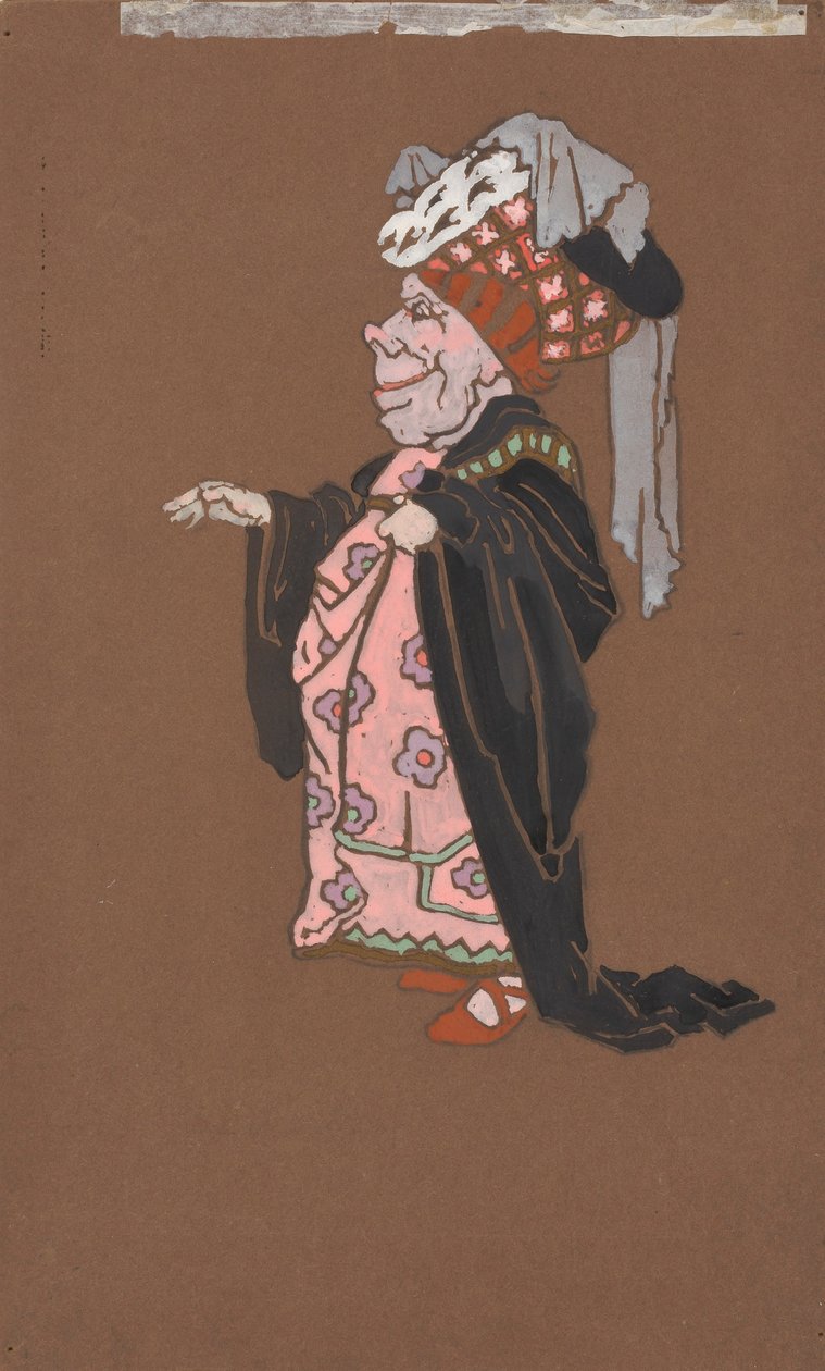 Ugly Duchess (kostumedesign til Alice-in-Wonderland, 1915) af William Penhallow Henderson