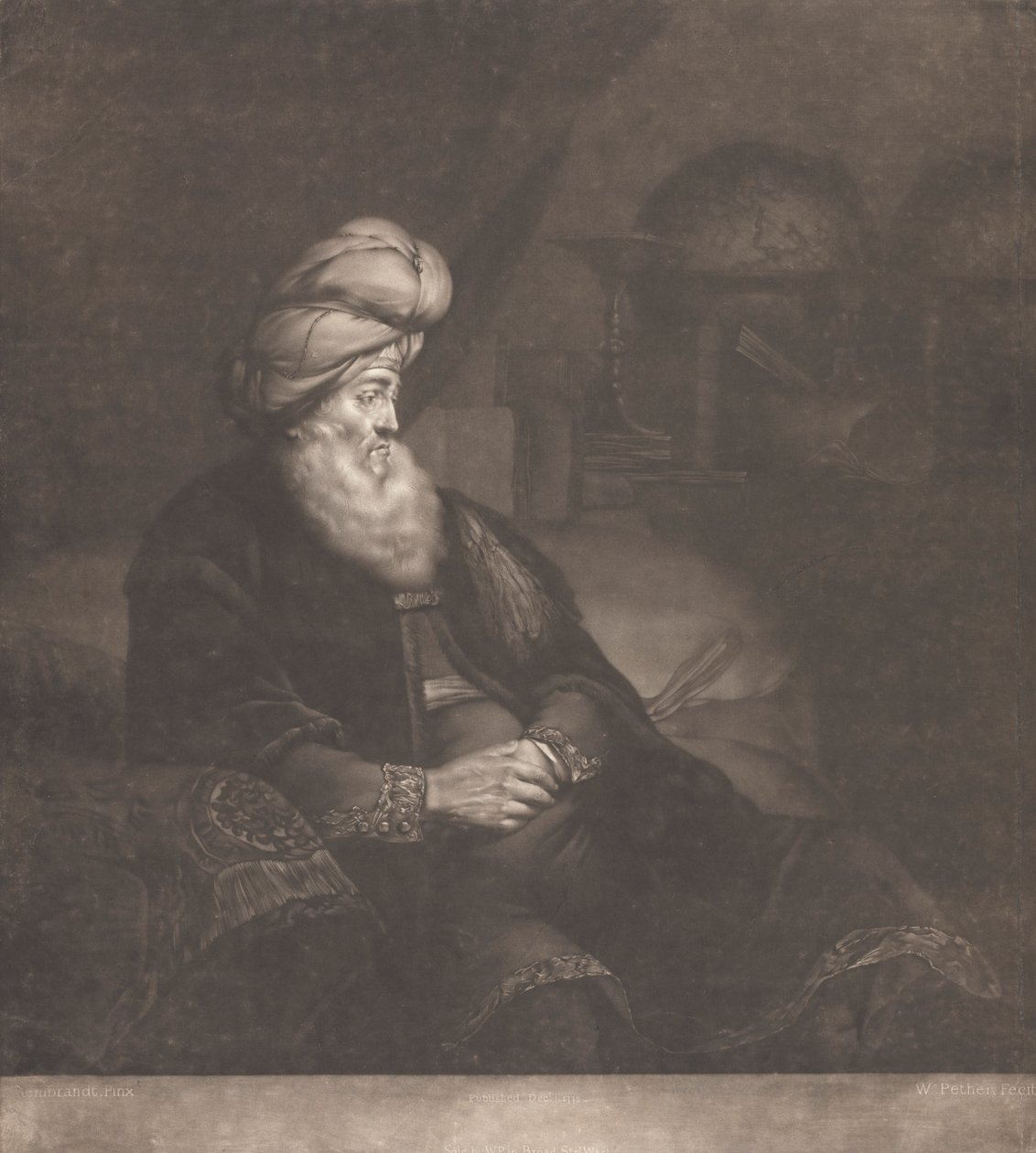 En jødisk rabbiner af William Pether