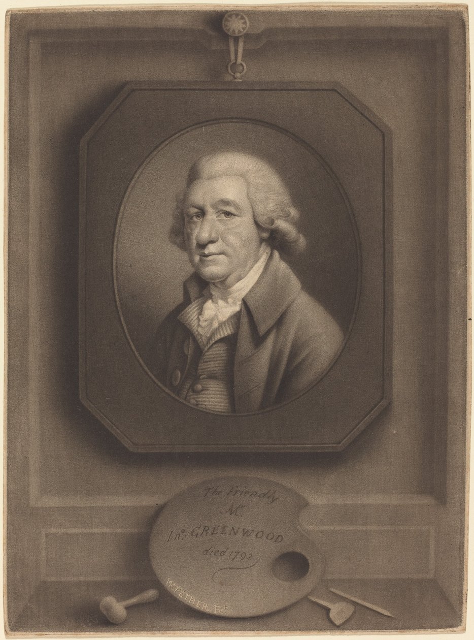 Den venlige hr. John Greenwood af William Pether