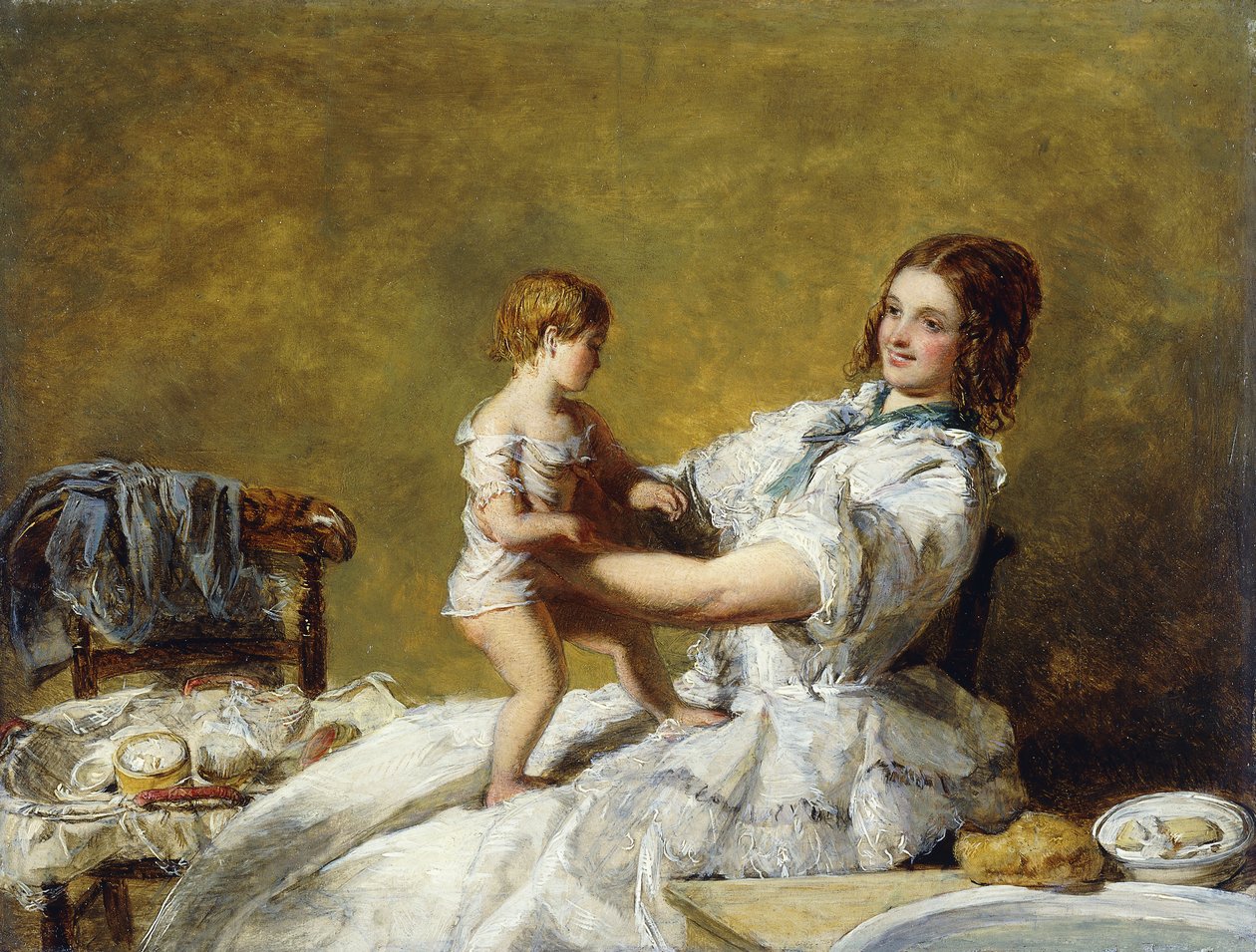 Sengetid, 1909 af William Powell Frith