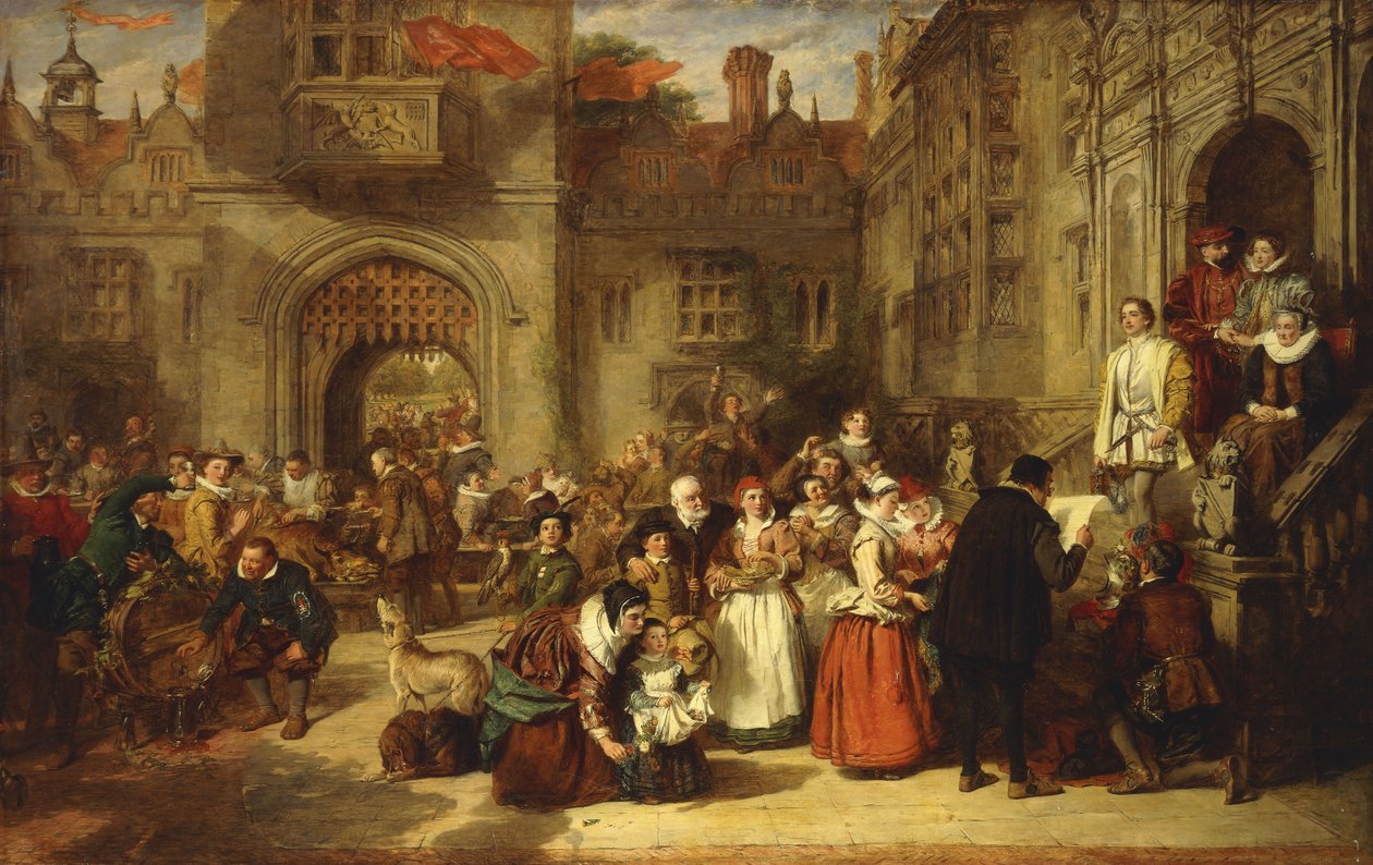 Alderdom i ældre tid, 1849 af William Powell Frith