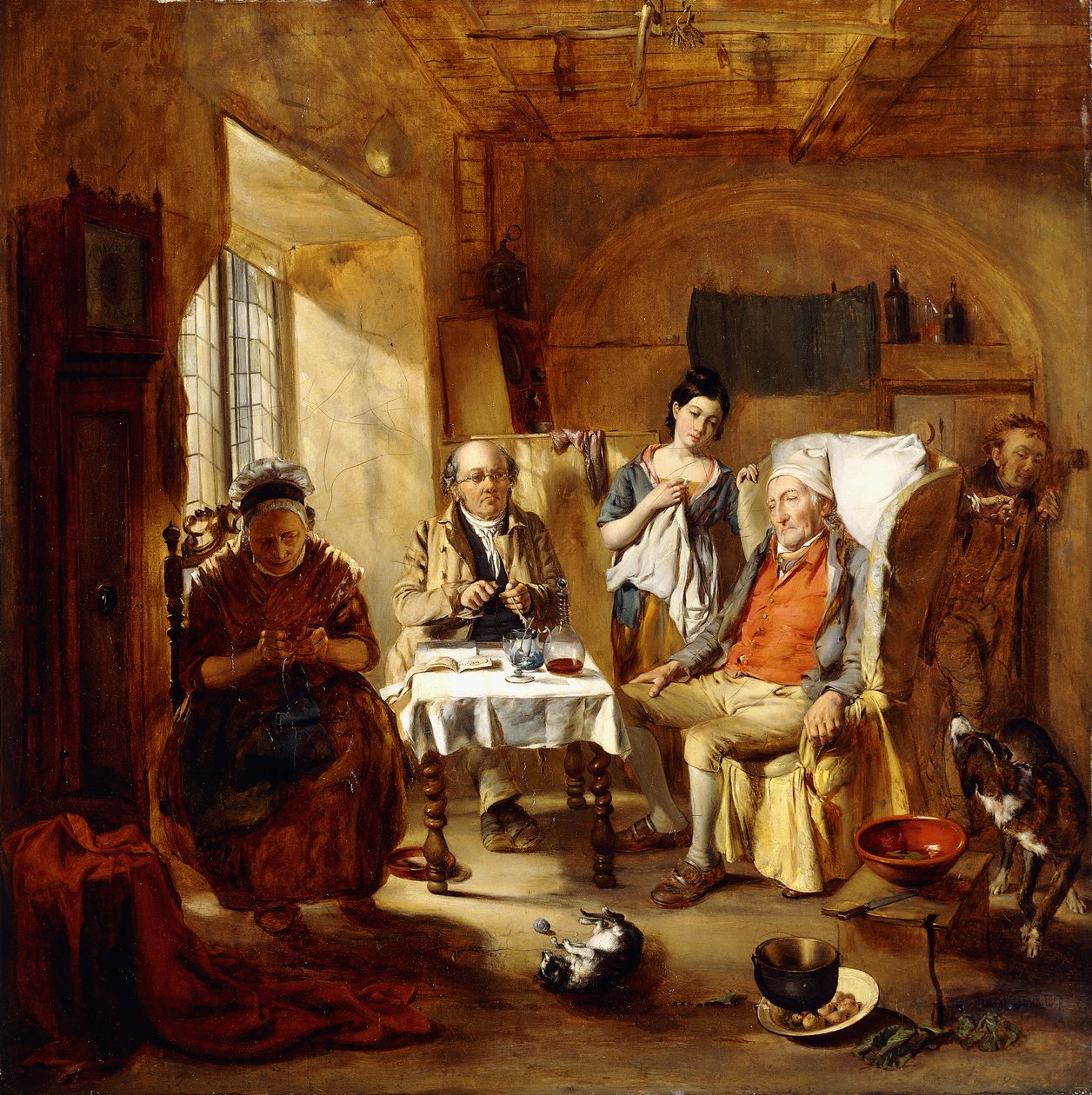 Familieadvokaten, 1857 af William Powell Frith