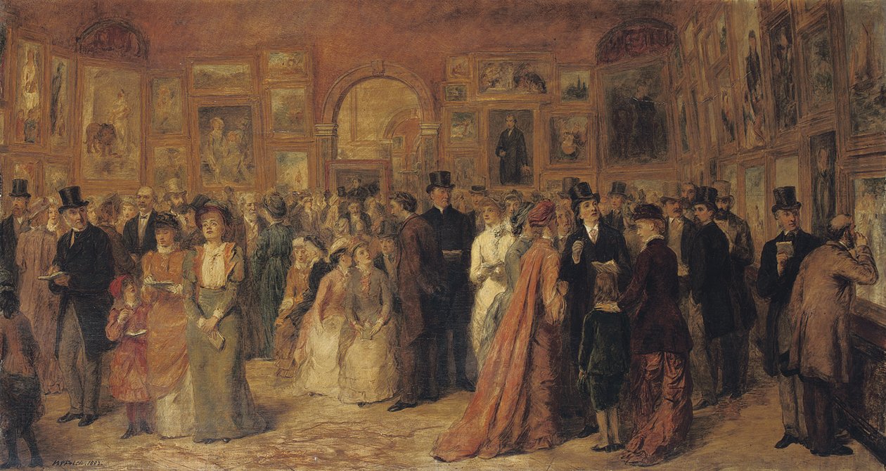 Den private udsigt, 1881, 1882 af William Powell Frith