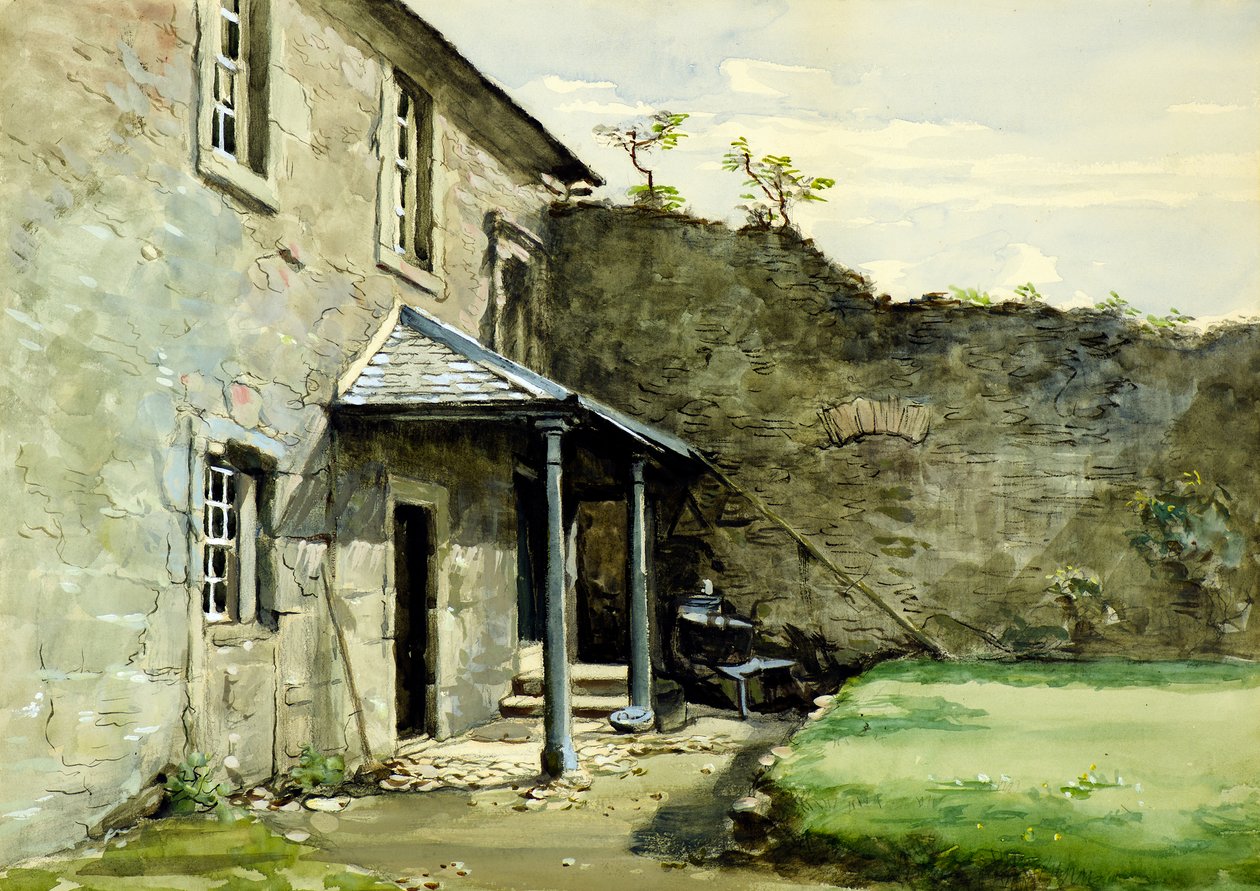 Verandaen, hovedslottet eller gårdhave med veranda, hovedslottet af William Proudfoot
