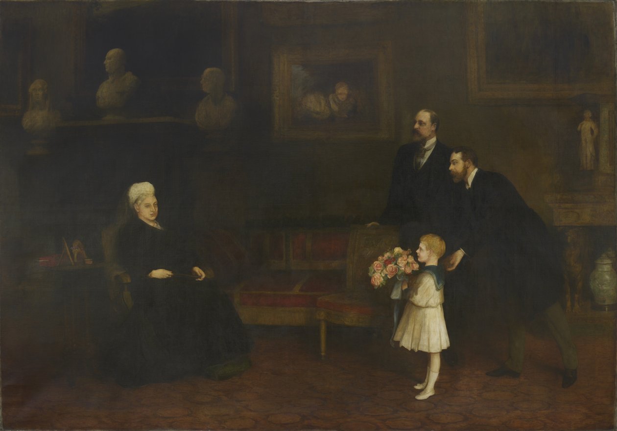 Fire generationer: Dronning Victoria og hendes efterkommere af William Quiller Orchardson