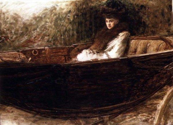 Lady in a Landau af William Quiller Orchardson