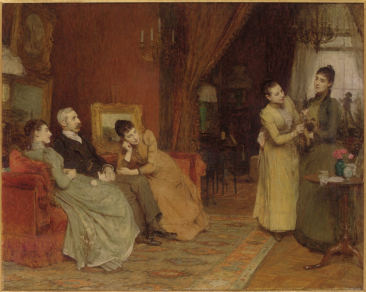 Portræt af familien Joseph, 1890 af William Quiller Orchardson