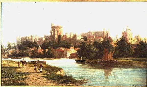Udsigt til Windsor Castle af William R. Dommersen