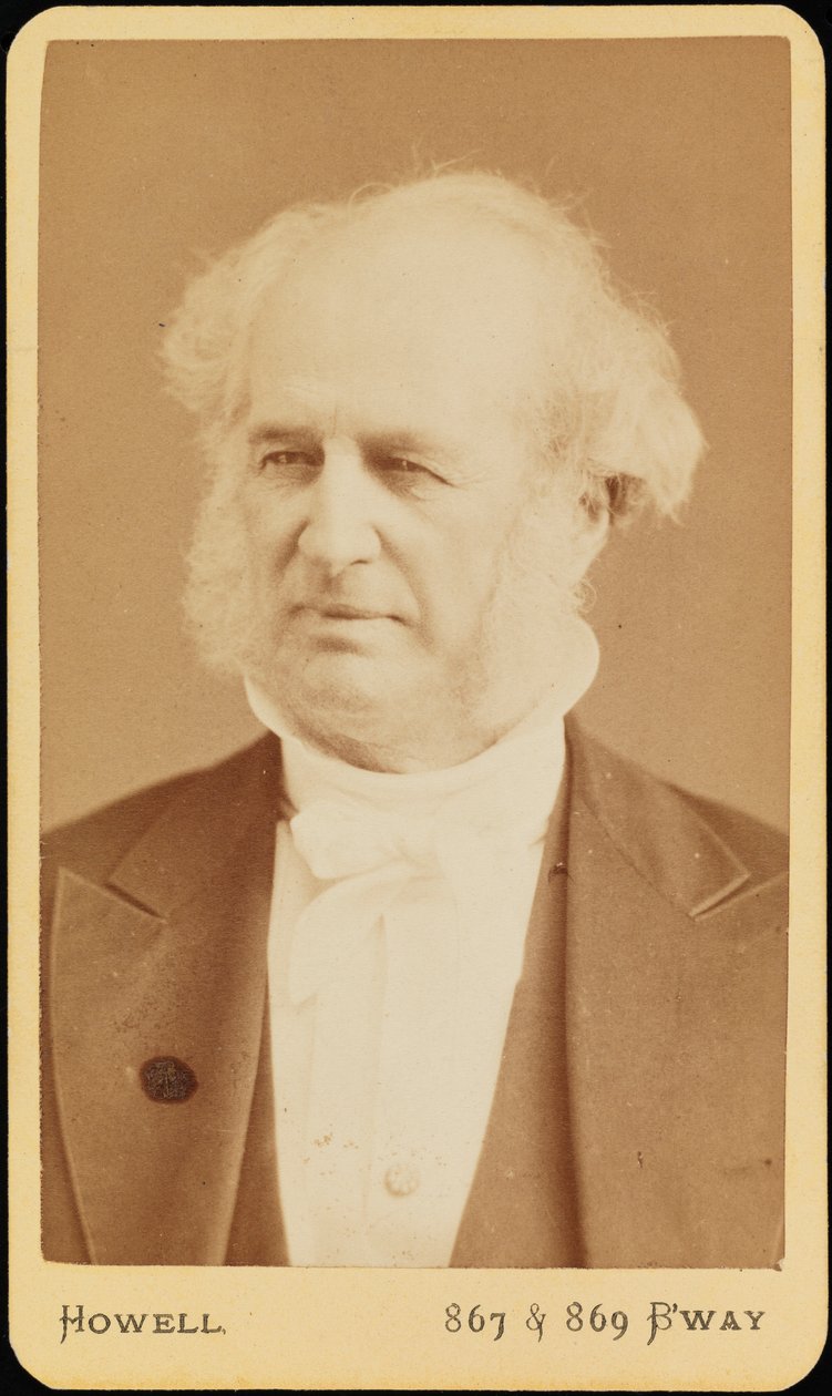 Cornelius Vanderbilt, ca. 1870-77 (albumintryk) af William R. Howell
