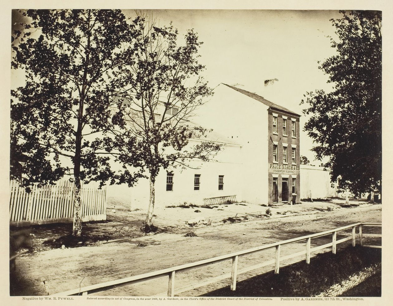 Slave Pen, Alexandria, Virginia, august 1862. af William R. Pywell