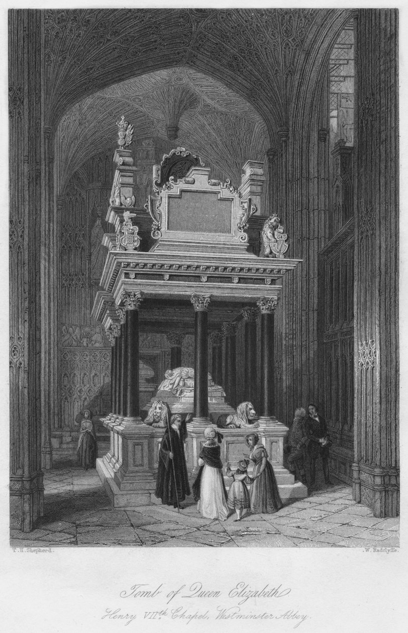 Dronning Elizabeths grav: Henry VII