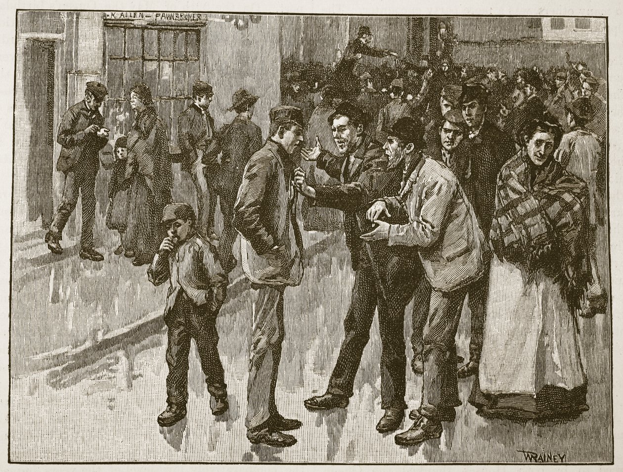 The Preston Strike, illustration fra 
