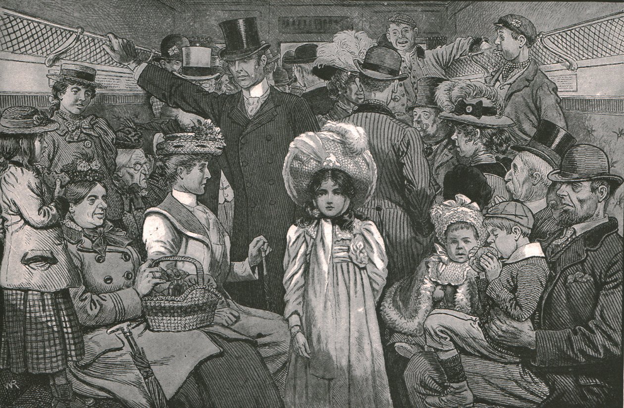 Kommer for at se kroningsoptoget, 1902. af William Ralston