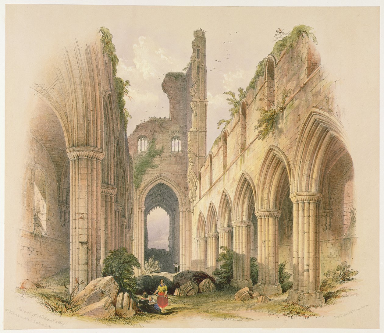 Kirkstall Abbey, Nave and Choir, fra 