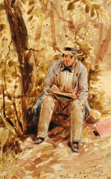 Selvportræt af William Rickarby Miller