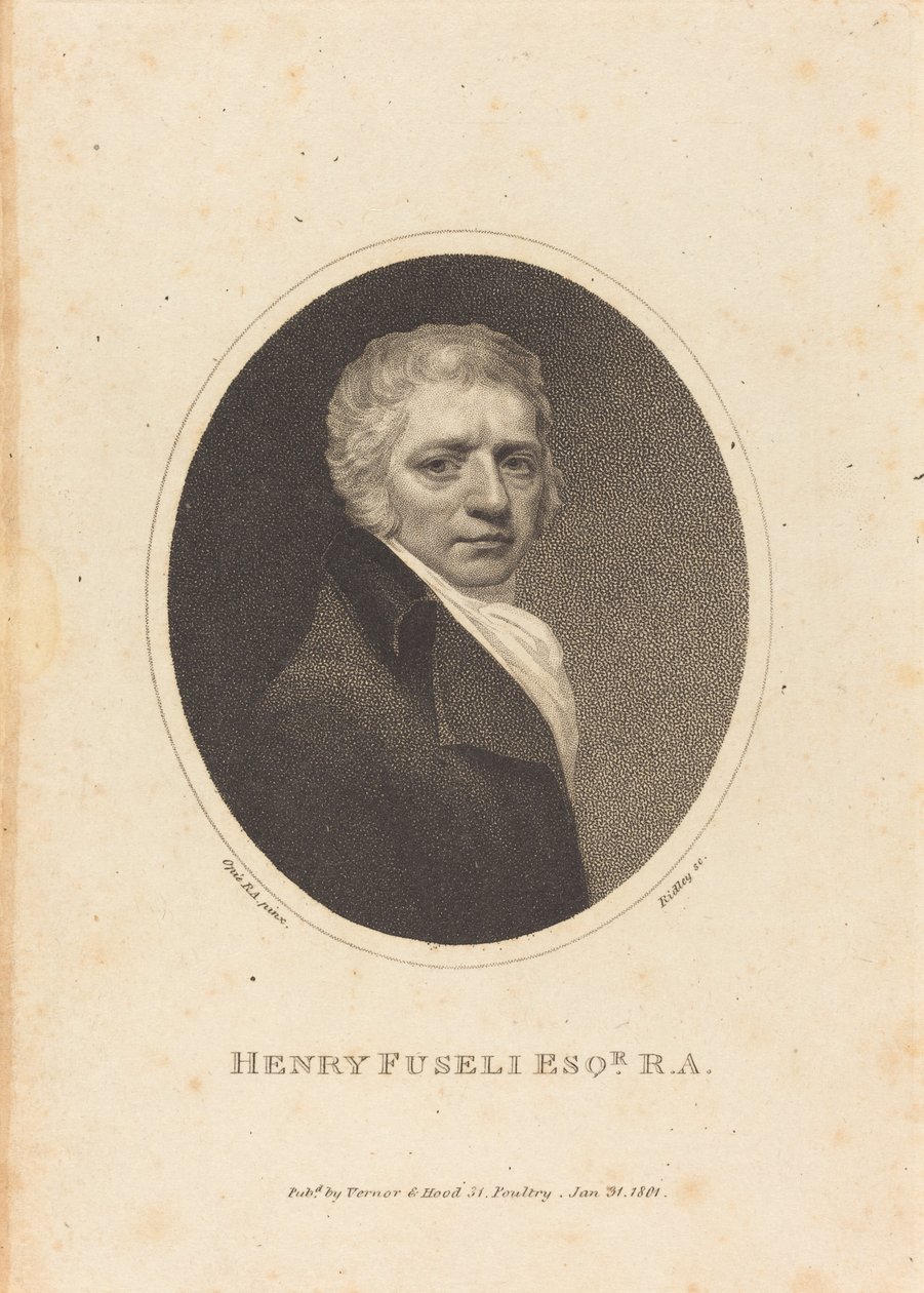 Henry Fuseli af William Ridley after John Opie