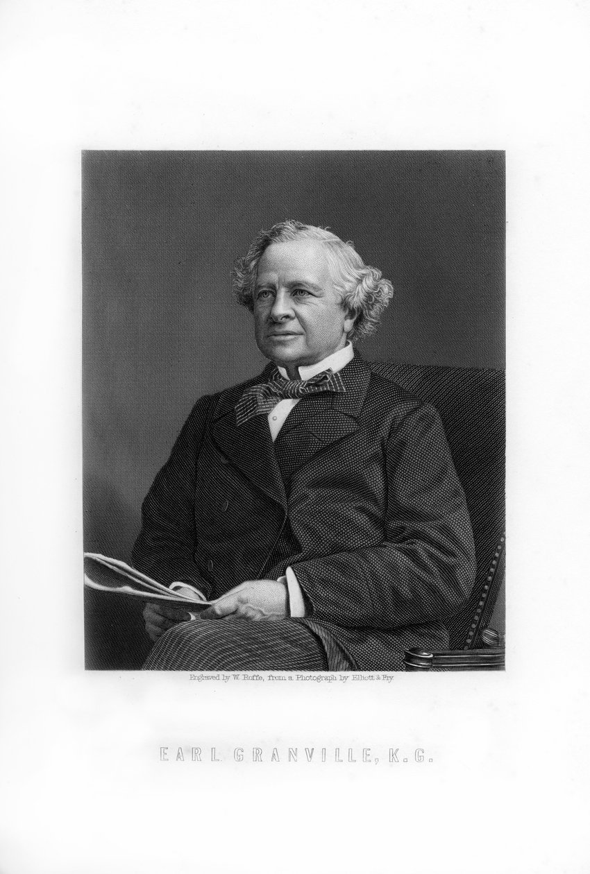 Granville George Leveson-Gower, 2. jarl Granville, britisk liberal statsmand, 1893. af William Roffe