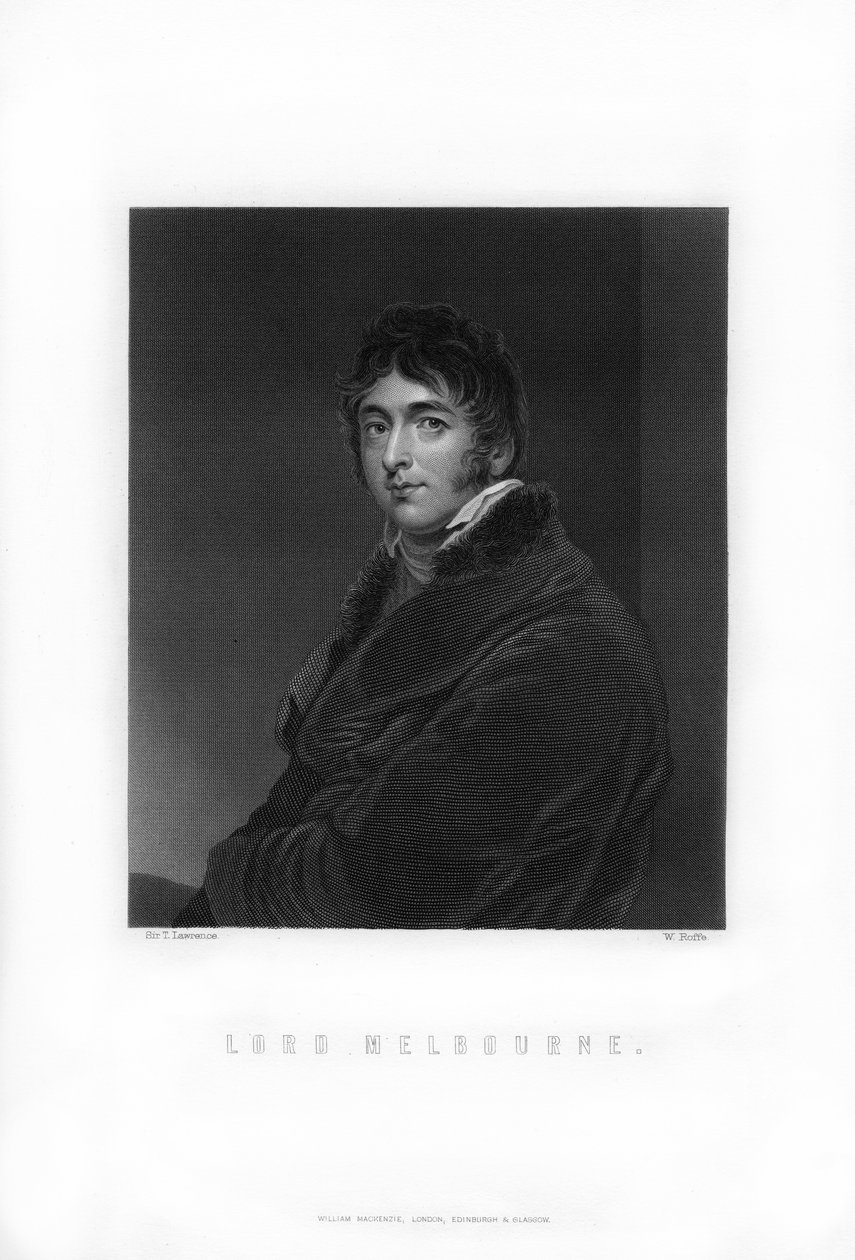 William Lamb, 2. Viscount Melbourne, britisk whig-statsmand og premierminister, 1893. af William Roffe