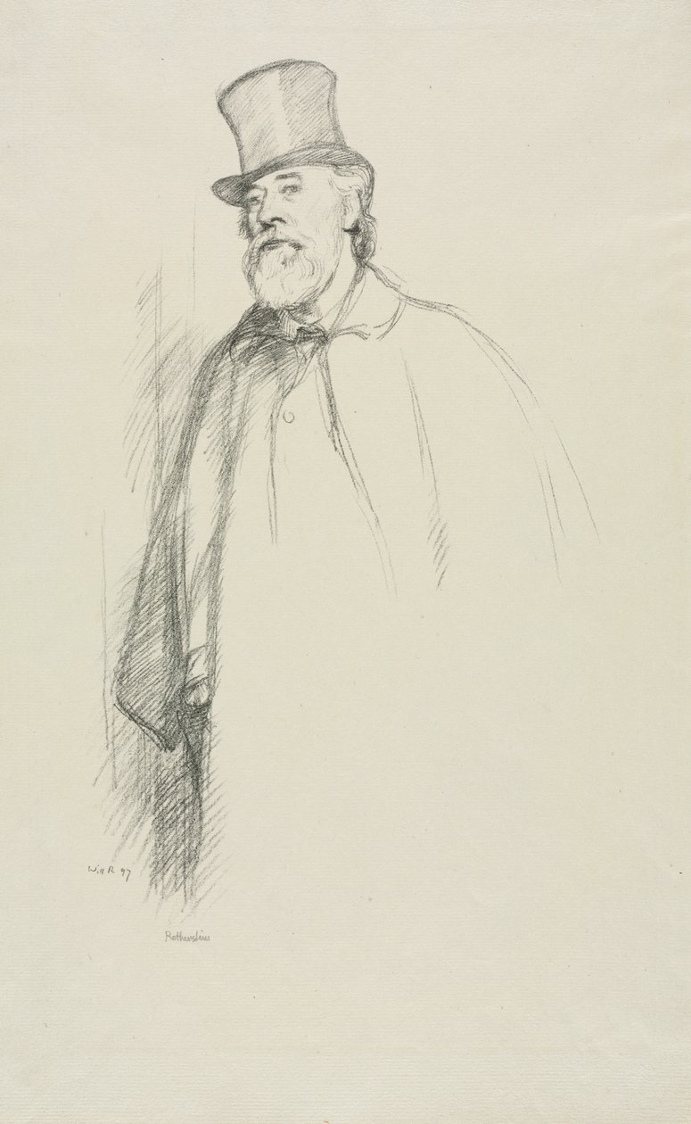 Alphonse Legros, 1897. af William Rothenstein