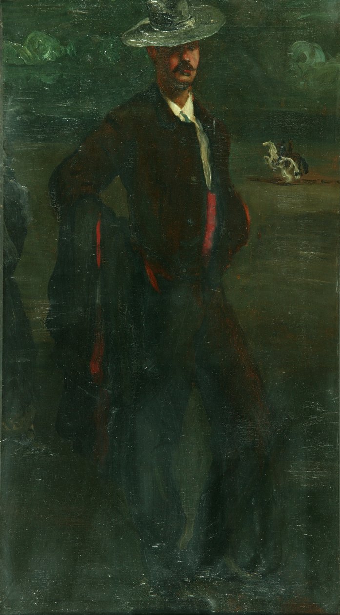 Ignatius Zuloaga As A Bullfighter, ca. 1895 (olie på lærred) af William Rothenstein